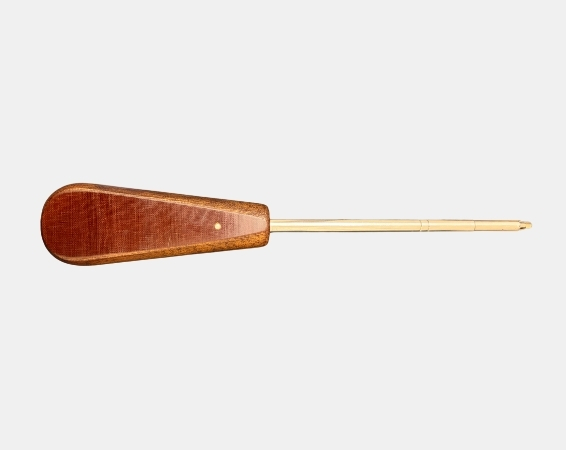 Orthopedic Bone Awl with Wooden Handle